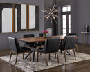 Sunpan Halden Dining Chair - Beige Linen/Bravo Cream/Bravo Metal/Vintage Black/Vintage Blue/Vintage Cognac-Set of Two