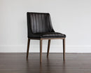 Sunpan Halden Dining Chair - Beige Linen/Bravo Cream/Bravo Metal/Vintage Black/Vintage Blue/Vintage Cognac-Set of Two