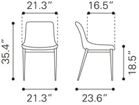 Zuo Modern Magnus Dining Chair - Set of 2