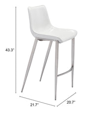 Zuo Modern Magnus Barstool - Set of 2