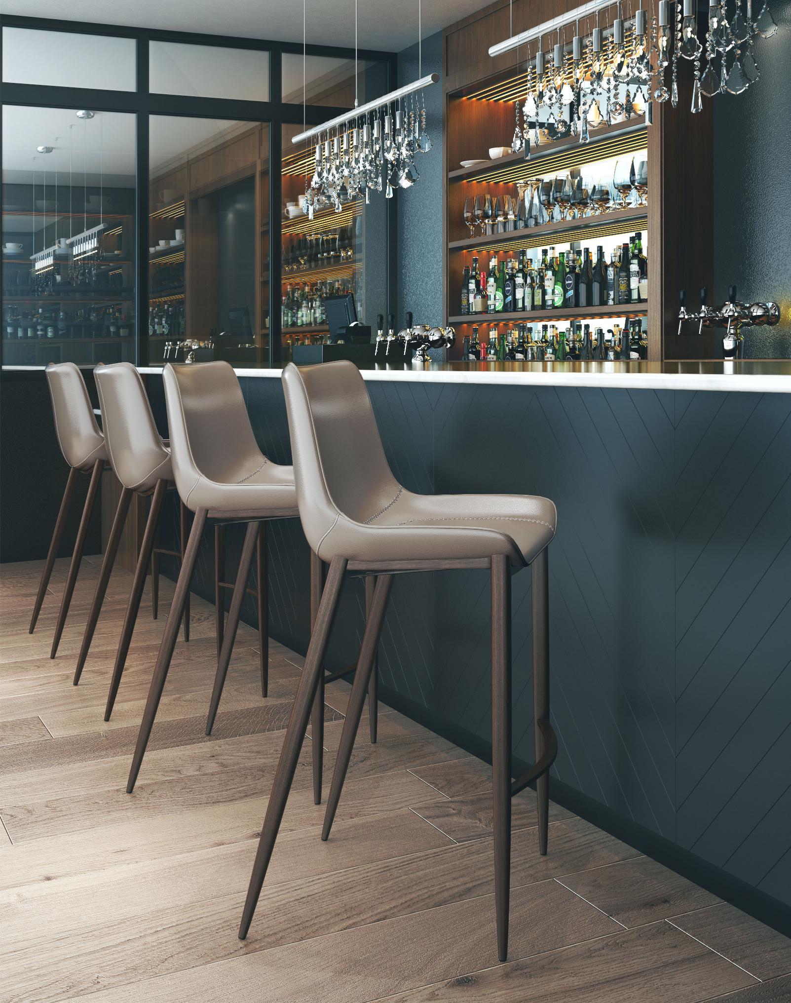 Zuo Modern Magnus Barstool - Set of 2