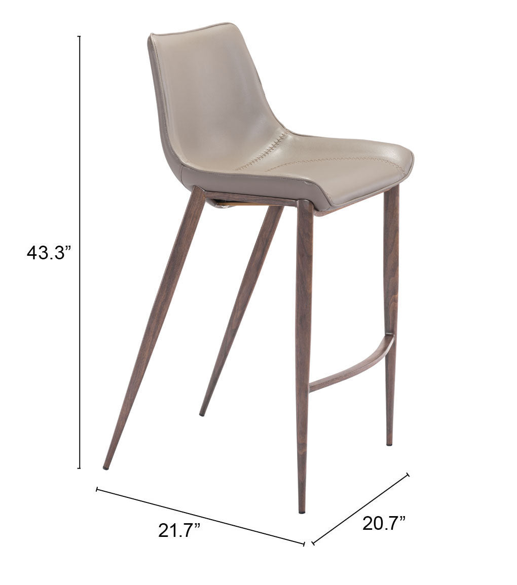 Zuo Modern Magnus Barstool - Set of 2