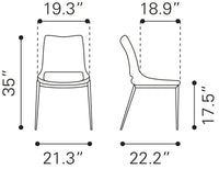 Zuo Modern Ace Dining Chair - Set of 2