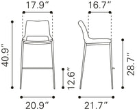 Zuo Modern Ace Barstool - Set of 2