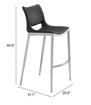 Zuo Modern Ace Barstool - Set of 2
