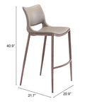 Zuo Modern Ace Barstool - Set of 2
