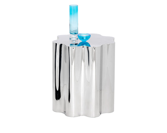 Sunpan Dahlia Side Table - Gold Ombre/Stainless Steel