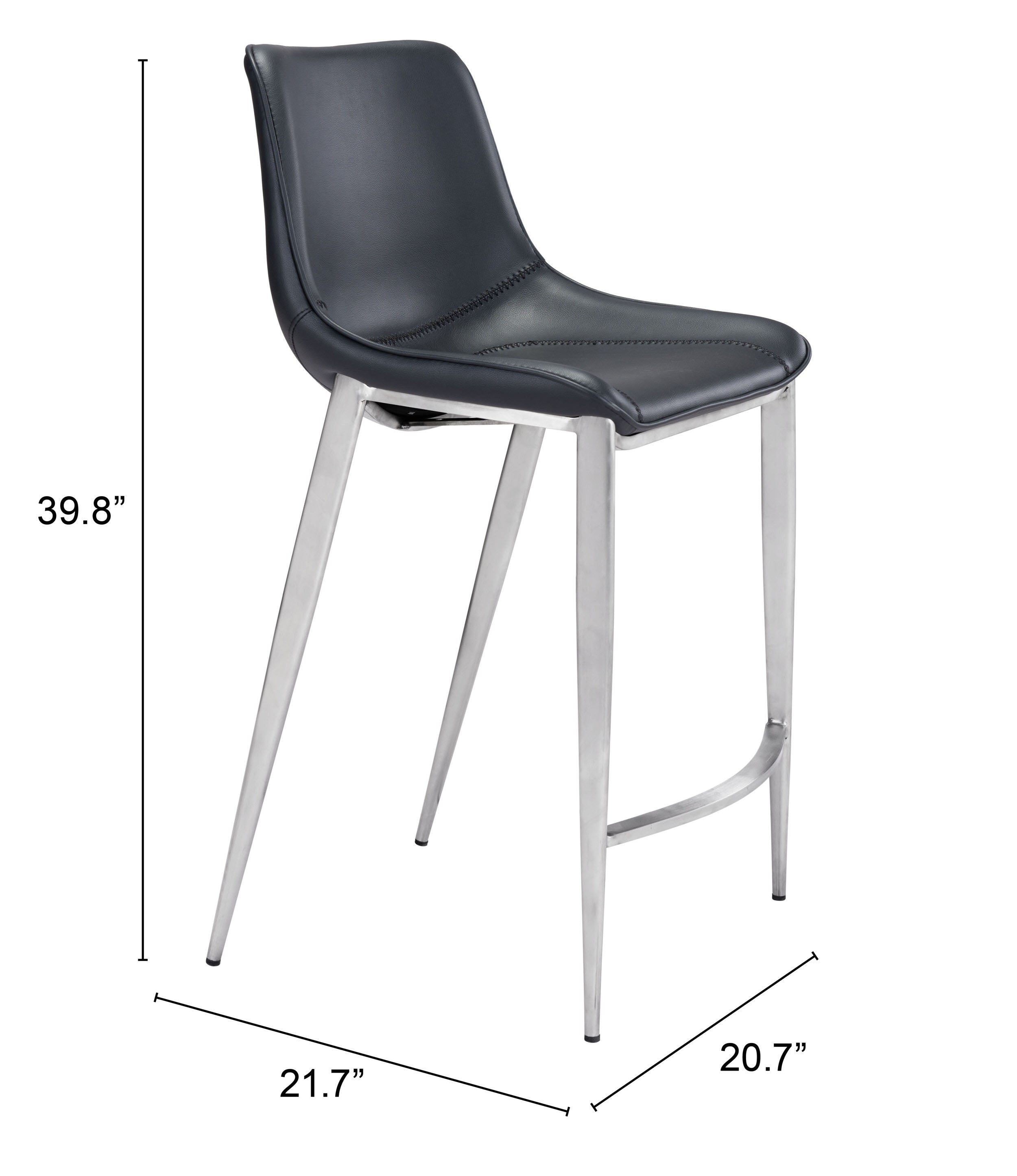 Zuo Modern Magnus Counter Stool - Set of 2