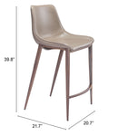 Zuo Modern Magnus Counter Stool - Set of 2