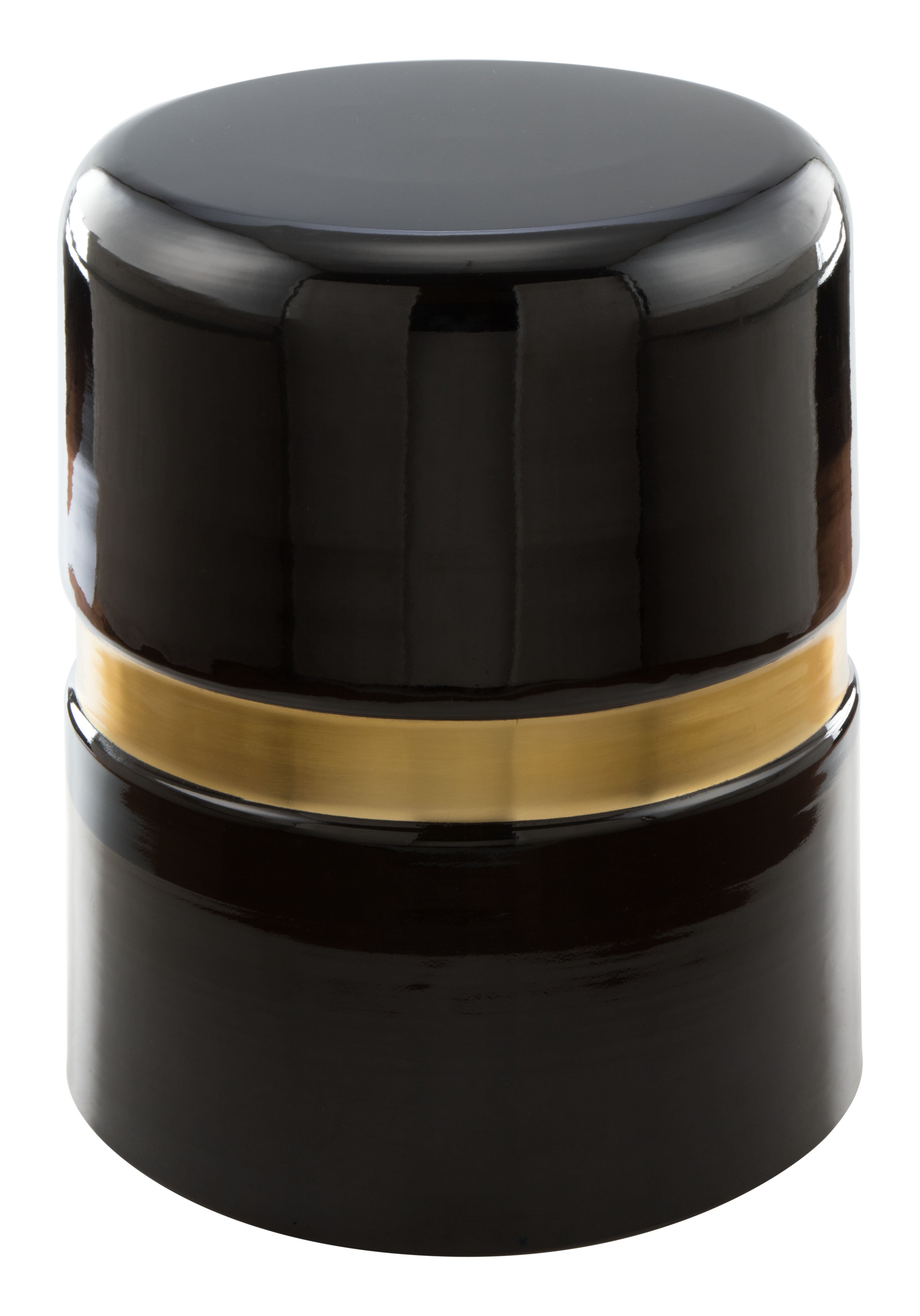 Zuo Modern Density Side Table Black and Gold