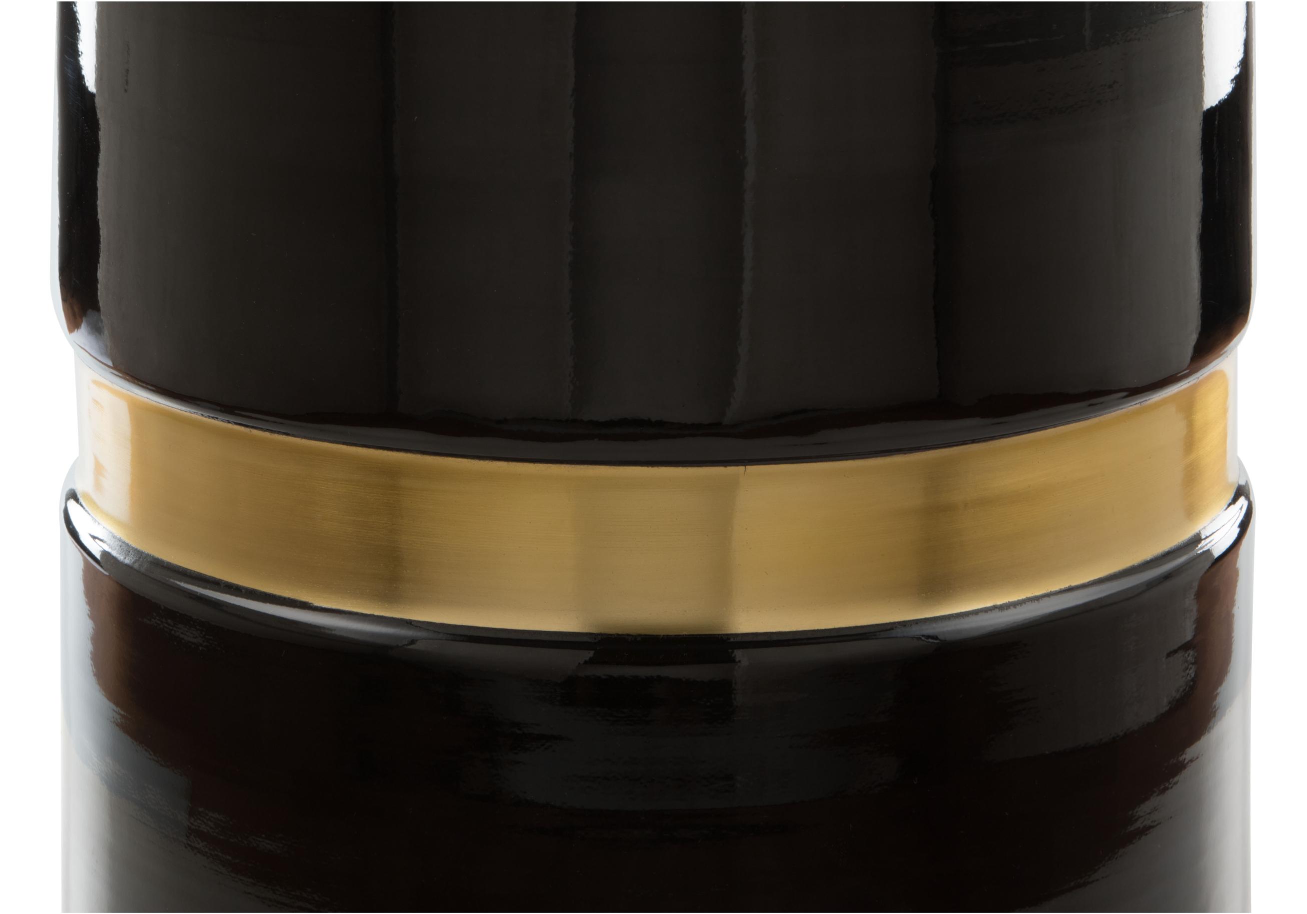 Zuo Modern Density Side Table Black and Gold