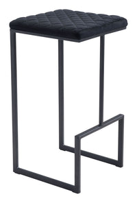 Zuo Modern Element Barstool in Black/Gray