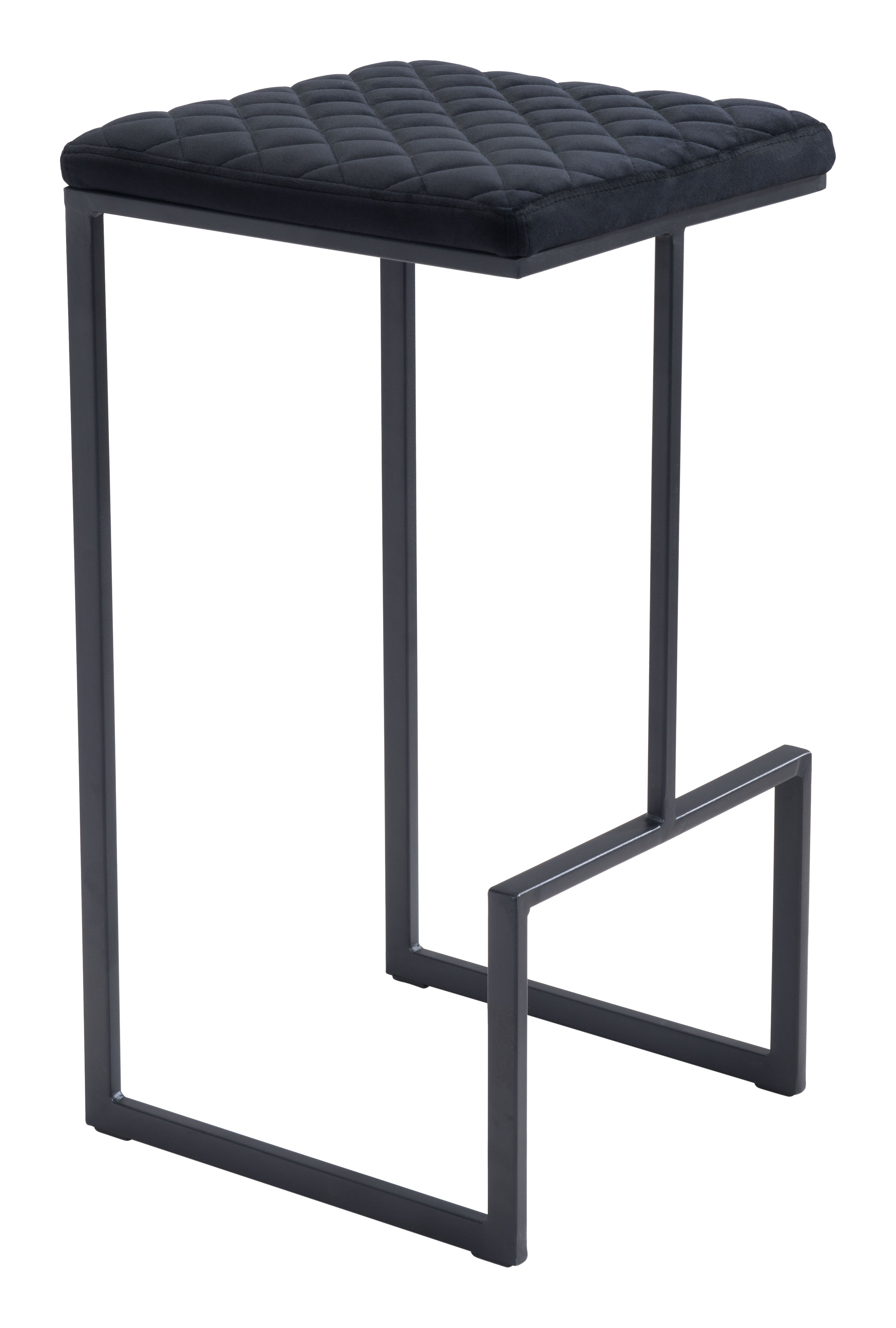 Zuo Modern Element Barstool in Black/Gray