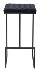 Zuo Modern Element Barstool in Black/Gray