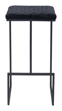 Zuo Modern Element Barstool in Black/Gray