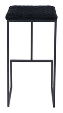 Zuo Modern Element Barstool in Black/Gray