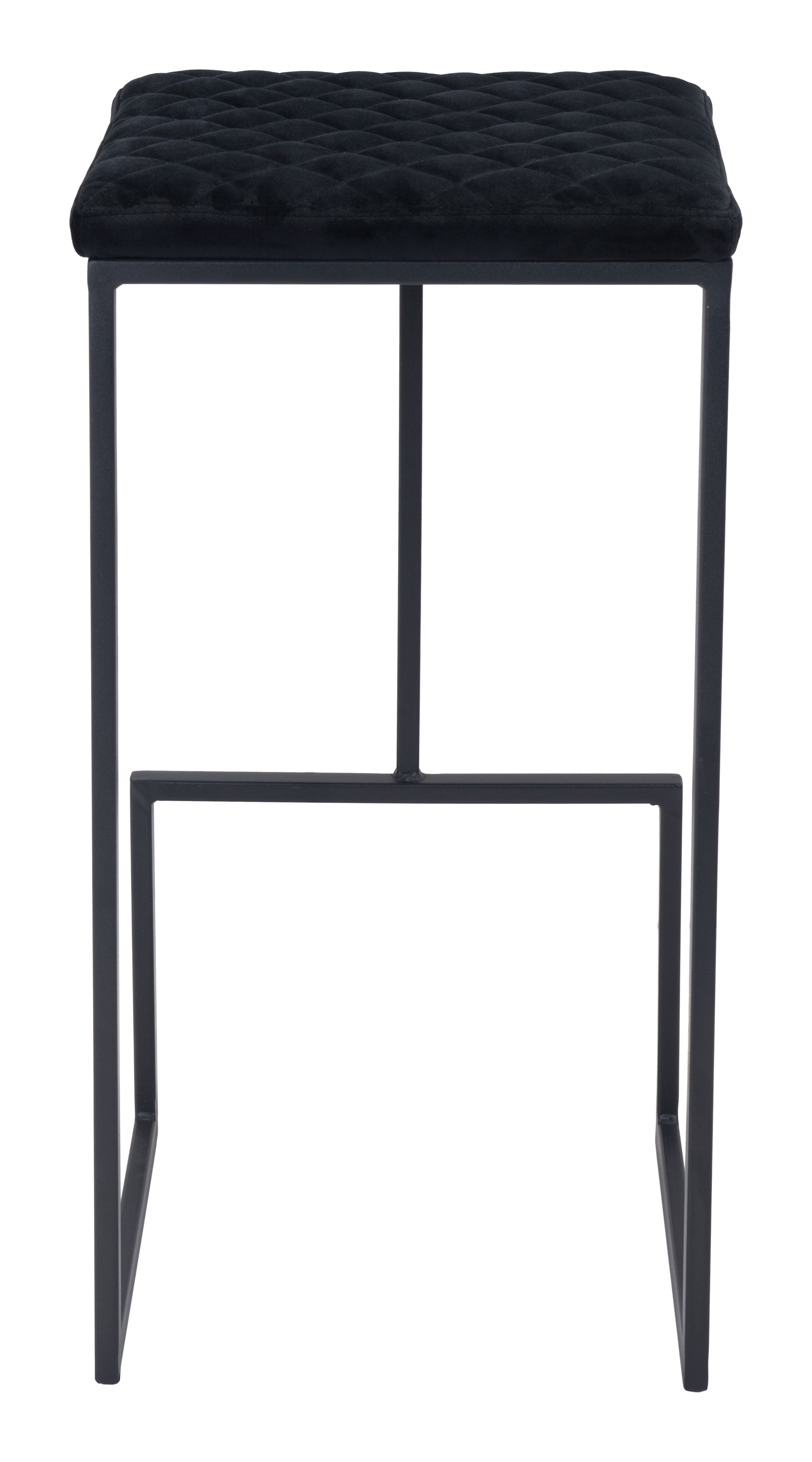 Zuo Modern Element Barstool in Black/Gray