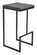 Zuo Modern Element Barstool in Black/Gray