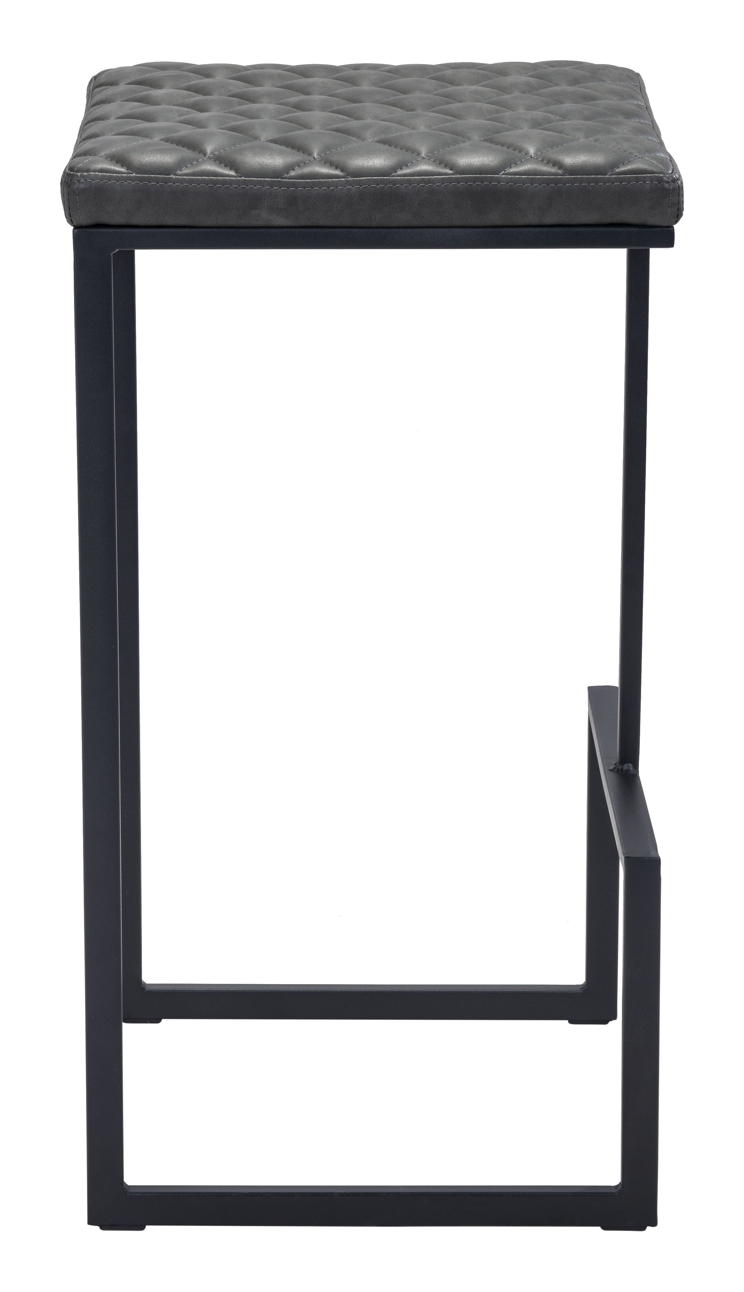 Zuo Modern Element Barstool in Black/Gray