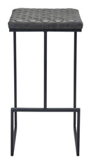 Zuo Modern Element Barstool in Black/Gray