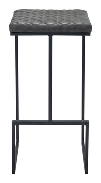 Zuo Modern Element Barstool in Black/Gray