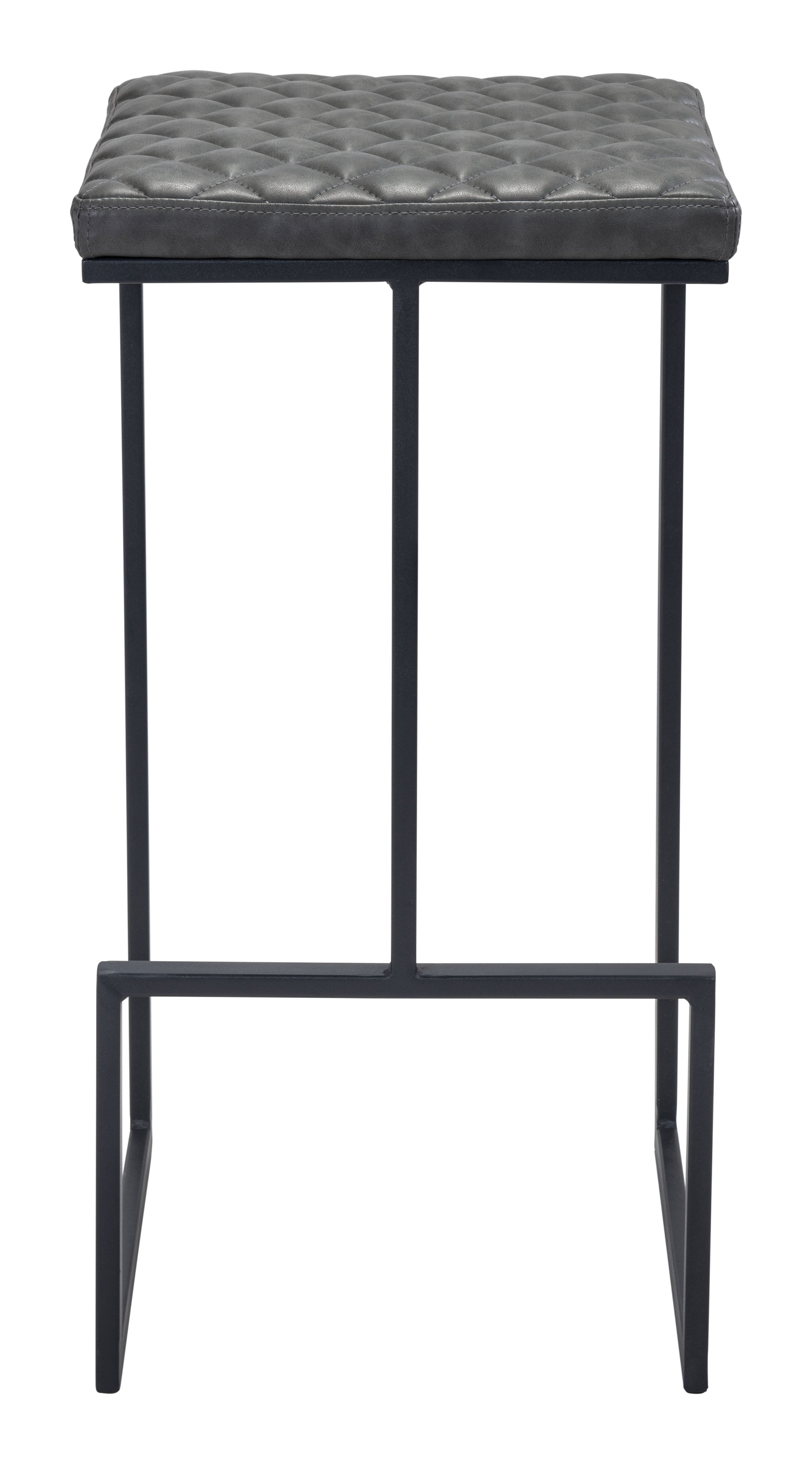Zuo Modern Element Barstool in Black/Gray