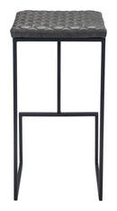 Zuo Modern Element Barstool in Black/Gray
