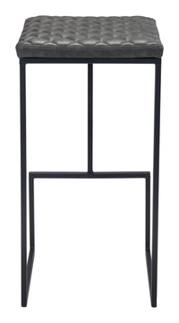 Zuo Modern Element Barstool in Black/Gray