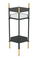 Zuo Modern William Side Table Black and Gold