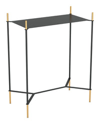Zuo Modern Austin Side Table Black and Gold