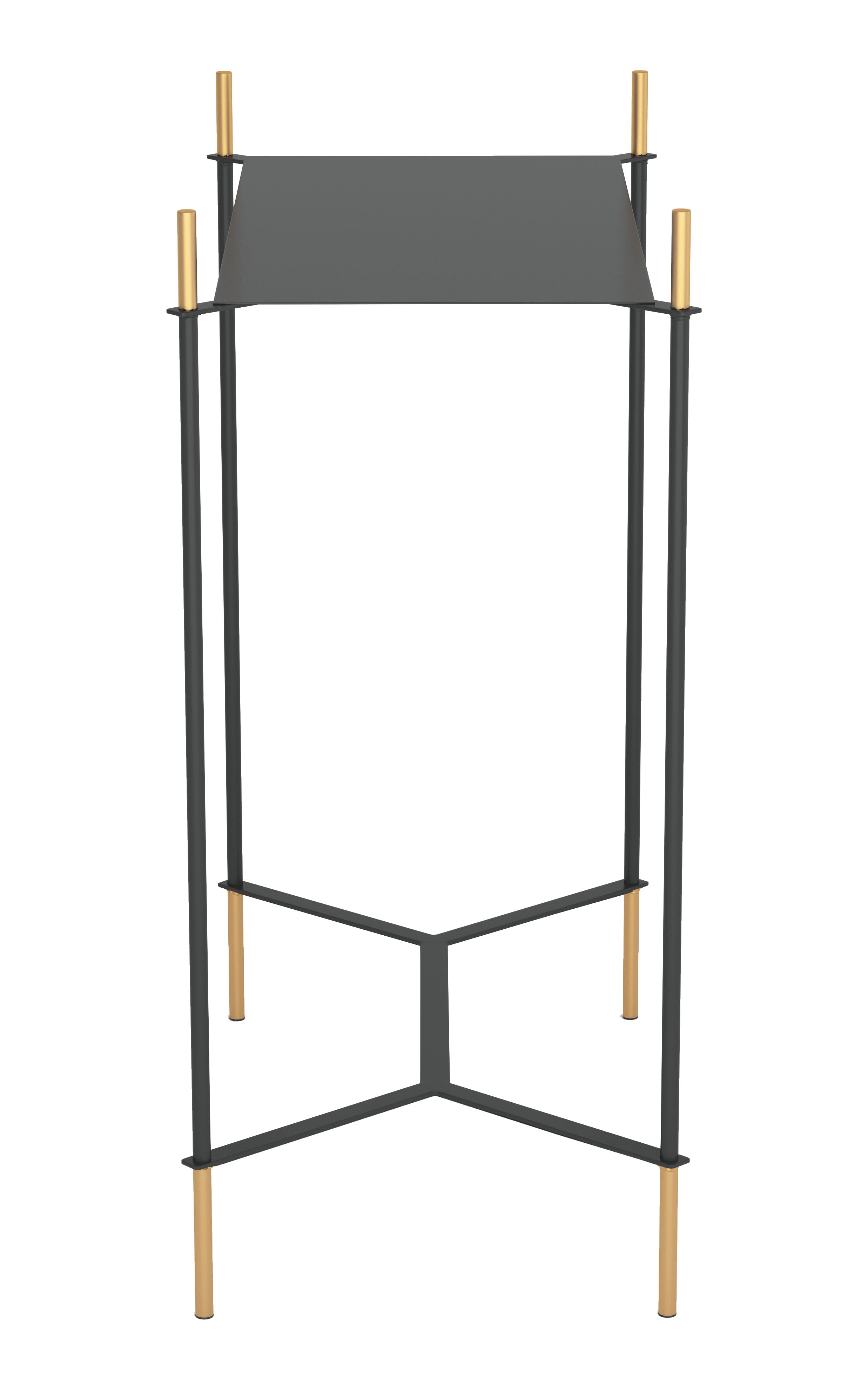 Zuo Modern Austin Side Table Black and Gold
