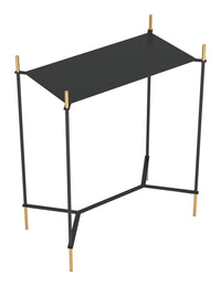 Zuo Modern Austin Side Table Black and Gold