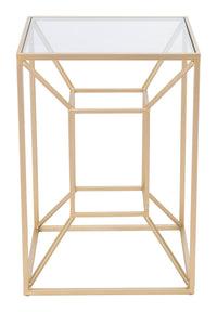 Zuo Modern Canyon Side Table Gold