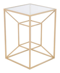 Zuo Modern Canyon Side Table Gold