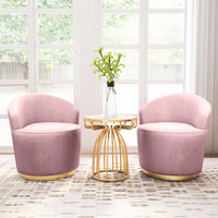 Zuo Modern Silo Side Table Gold