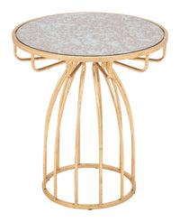 Zuo Modern Silo Side Table Gold