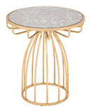 Zuo Modern Silo Side Table Gold