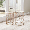Zuo Modern Sage Side Table Set Gold - Set of 2