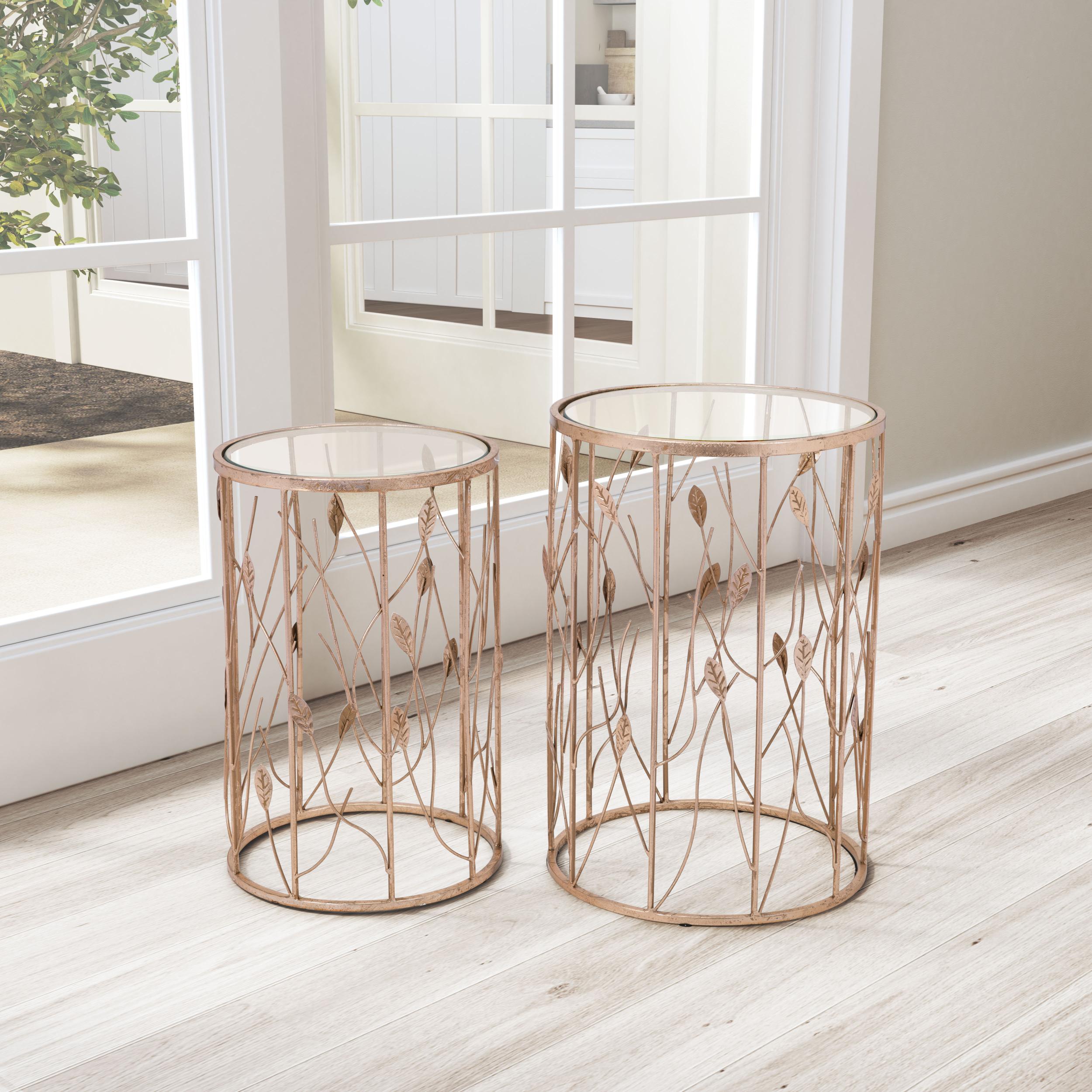 Zuo Modern Sage Side Table Set Gold - Set of 2