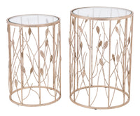 Zuo Modern Sage Side Table Set Gold - Set of 2