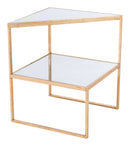Zuo Modern Planes Side Table Gold