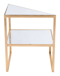 Zuo Modern Planes Side Table Gold
