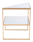 Zuo Modern Planes Side Table Gold