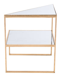 Zuo Modern Planes Side Table Gold