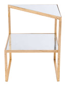 Zuo Modern Planes Side Table Gold