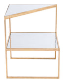 Zuo Modern Planes Side Table Gold