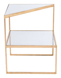Zuo Modern Planes Side Table Gold