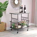 Zuo Modern Argus Bar Cart in Black