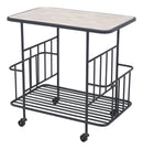 Zuo Modern Argus Bar Cart in Black
