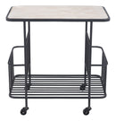 Zuo Modern Argus Bar Cart in Black